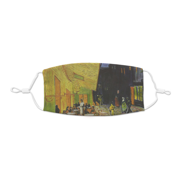 Custom Cafe Terrace at Night (Van Gogh 1888) Kid's Cloth Face Mask - XSmall
