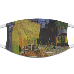 Cafe Terrace at Night (Van Gogh 1888) Cloth Face Mask (T-Shirt Fabric)