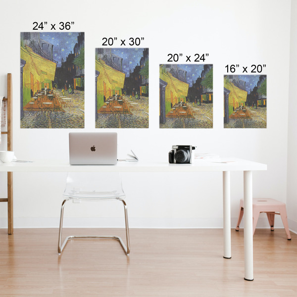 Cafe Terrace at Night (Van Gogh 1888) Matte Poster - Sizes