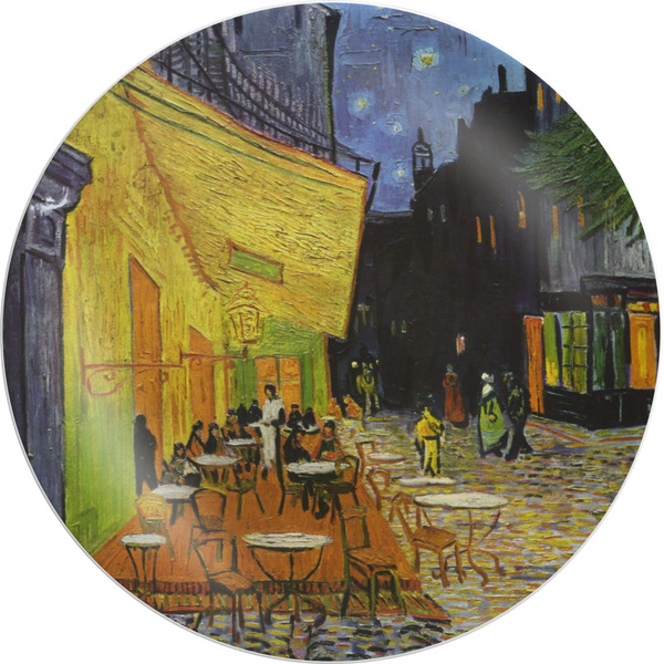 Custom Cafe Terrace at Night (Van Gogh 1888) Melamine Salad Plate - 8"
