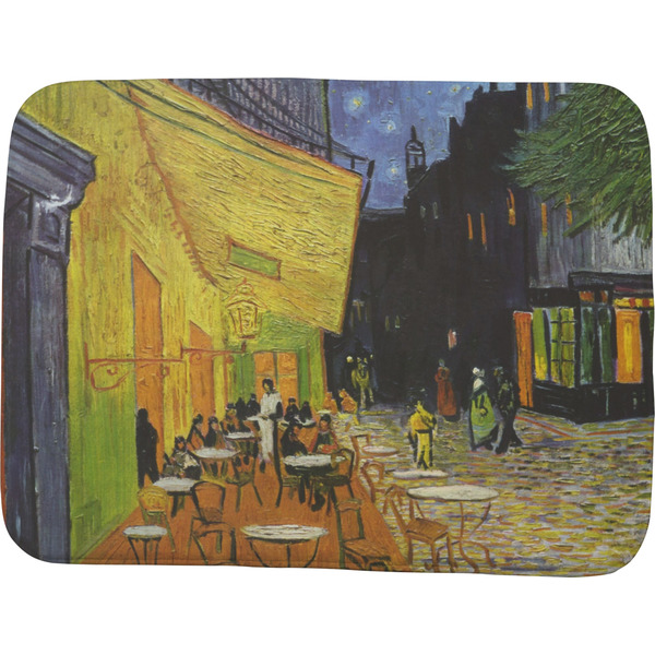 Custom Cafe Terrace at Night (Van Gogh 1888) Memory Foam Bath Mat - 48"x36"
