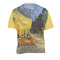 Cafe Terrace at Night (Van Gogh 1888) Men's Crew Neck T Shirt Medium - Back