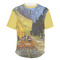 Cafe Terrace at Night (Van Gogh 1888) Men's Crew T-Shirt - X Large