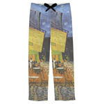 Cafe Terrace at Night (Van Gogh 1888) Mens Pajama Pants - M
