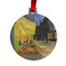 Cafe Terrace at Night (Van Gogh 1888) Metal Ball Ornament - Double Sided