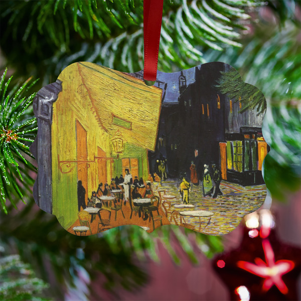 Cafe Terrace at Night (Van Gogh 1888) Metal Benilux Ornament - Lifestyle