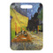 Cafe Terrace at Night (Van Gogh 1888) Metal Luggage Tag - Front Without Strap