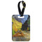 Cafe Terrace at Night (Van Gogh 1888) Metal Luggage Tag - With Strap