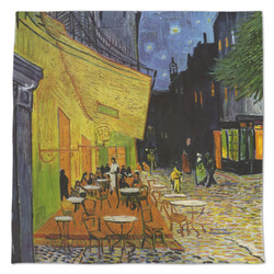 Cafe Terrace at Night (Van Gogh 1888) Microfiber Dish Towel