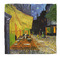 Cafe Terrace at Night (Van Gogh 1888) Microfiber Dish Rag - Front/Approval