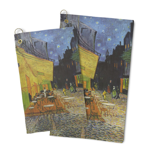 Cafe Terrace at Night (Van Gogh 1888) Microfiber Golf Towel - Main