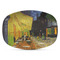 Cafe Terrace at Night (Van Gogh 1888) Microwave & Dishwasher Safe CP Plastic Platter - Main