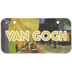 Cafe Terrace at Night (Van Gogh 1888) Mini/Bicycle License Plate (2 Holes)
