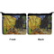 Cafe Terrace at Night (Van Gogh 1888) Neoprene Coin Purse - Front & Back (APPROVAL)