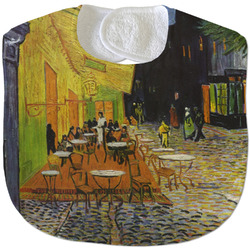 Cafe Terrace at Night (Van Gogh 1888) Velour Baby Bib