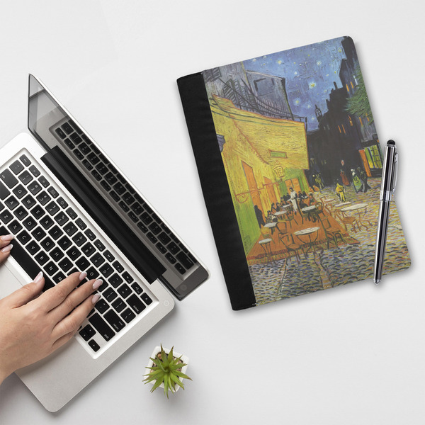 Cafe Terrace at Night (Van Gogh 1888) Notebook Padfolio - LIFESTYLE (large)