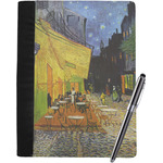 Cafe Terrace at Night (Van Gogh 1888) Notebook Padfolio - Large
