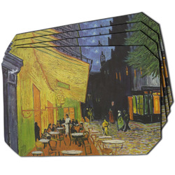 Cafe Terrace at Night (Van Gogh 1888) Dining Table Mat - Octagon