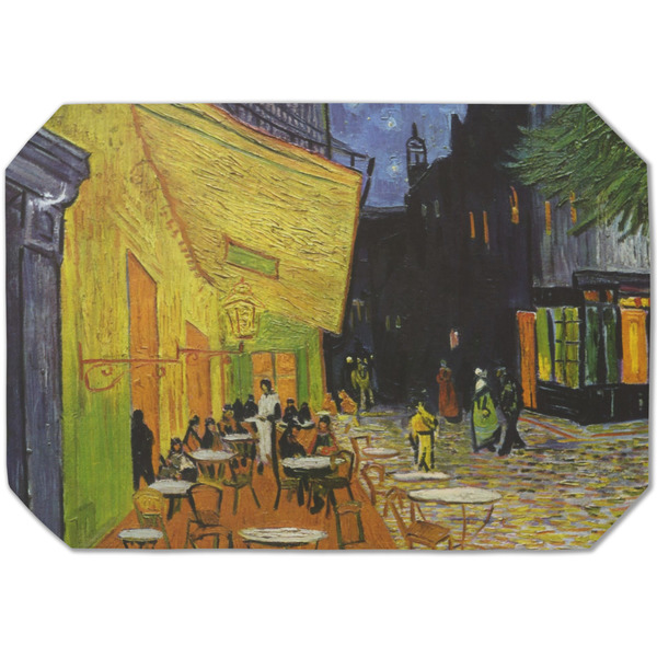 Custom Cafe Terrace at Night (Van Gogh 1888) Dining Table Mat - Octagon (Single-Sided)