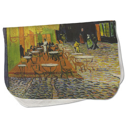 Cafe Terrace at Night (Van Gogh 1888) Burp Cloth - Fleece