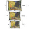 Cafe Terrace at Night (Van Gogh 1888) Outdoor Dog Beds - SIZE CHART