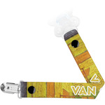 Cafe Terrace at Night (Van Gogh 1888) Pacifier Clip