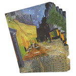 Cafe Terrace at Night (Van Gogh 1888) Binder Tab Divider Set