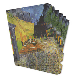 Cafe Terrace at Night (Van Gogh 1888) Binder Tab Divider - Set of 6