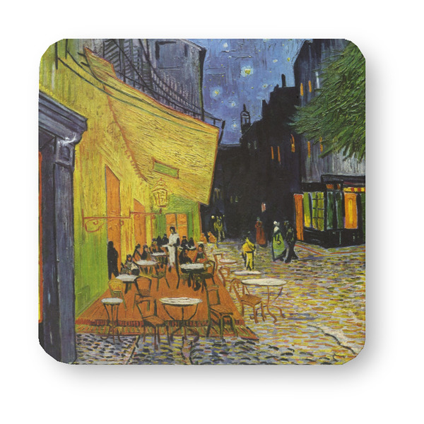 Cafe Terrace at Night (Van Gogh 1888) Paper Coasters - Approval
