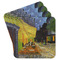 Cafe Terrace at Night (Van Gogh 1888) Paper Coasters - Front/Main