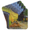 Cafe Terrace at Night (Van Gogh 1888) Square Paper Coasters