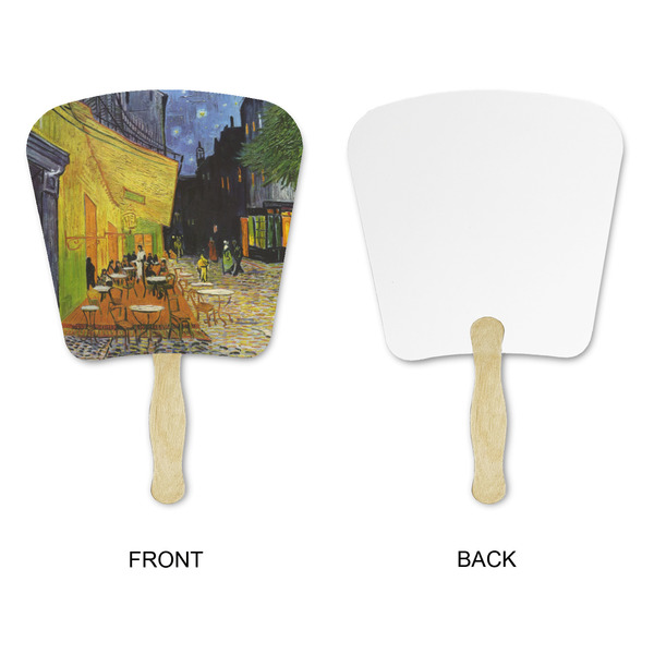Cafe Terrace at Night (Van Gogh 1888) Paper Fans - Approval