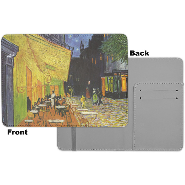 Cafe Terrace at Night (Van Gogh 1888) Passport Holder - Apvl