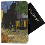 Cafe Terrace at Night (Van Gogh 1888) Passport Holder - Fabric