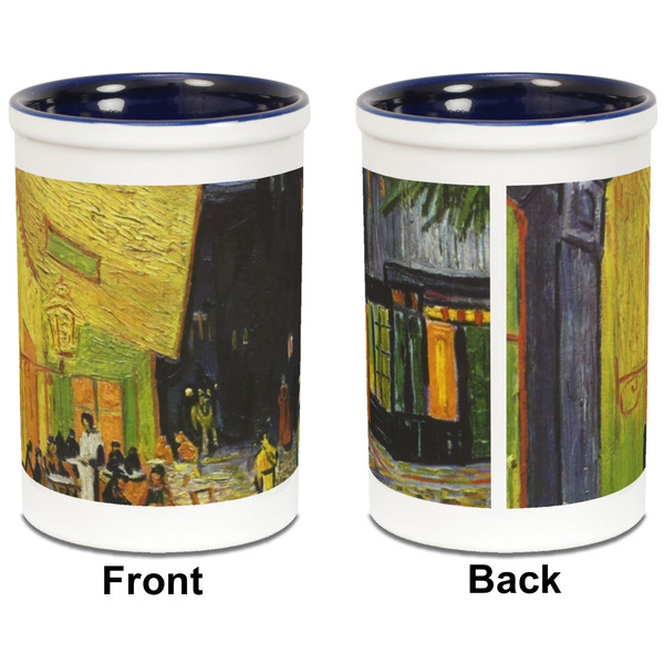 Cafe Terrace at Night (Van Gogh 1888) Pencil Holder - Blue - approval