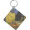 Cafe Terrace at Night (Van Gogh 1888) Diamond Plastic Keychain