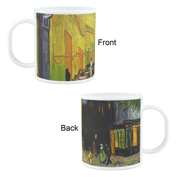 Cafe Terrace at Night (Van Gogh 1888) Plastic Kid's Mug - Approval