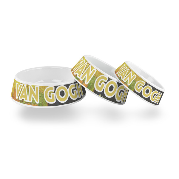 Cafe Terrace at Night (Van Gogh 1888) Plastic Pet Bowls - Parent Main