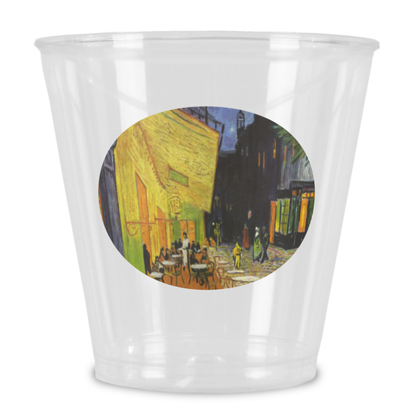 Custom Cafe Terrace at Night (Van Gogh 1888) Plastic Shot Glass