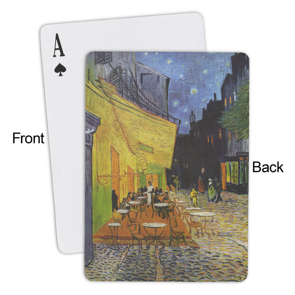 Cafe Terrace at Night (Van Gogh 1888) Playing Cards - Approval