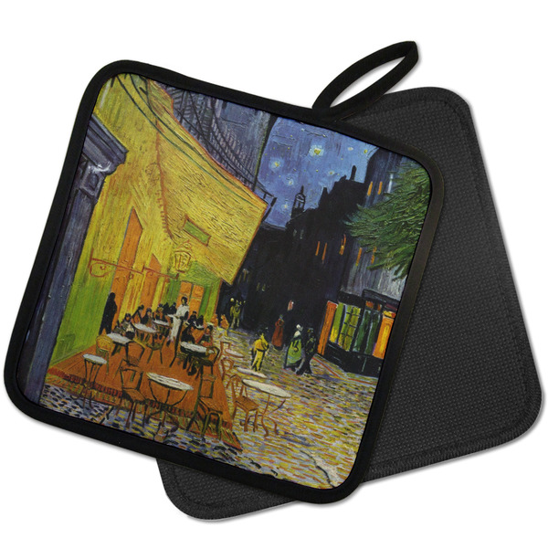 Cafe Terrace at Night (Van Gogh 1888) Pot Holders - PARENT MAIN