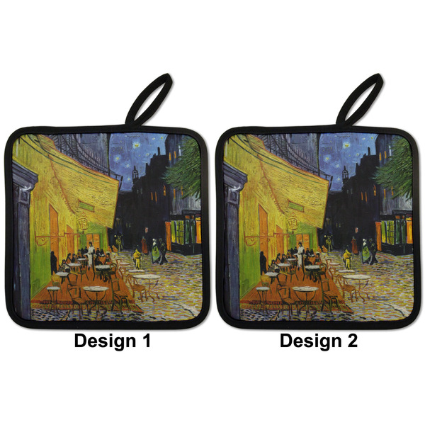 Cafe Terrace at Night (Van Gogh 1888) Pot Holders - Set of 2 APPROVAL