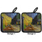 Cafe Terrace at Night (Van Gogh 1888) Pot Holders - Set of 2 APPROVAL