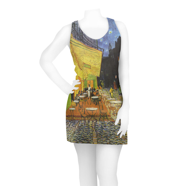 Cafe Terrace at Night (Van Gogh 1888) Racerback Dress - On Model - Front
