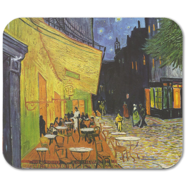 Cafe Terrace at Night (Van Gogh 1888) Rectangular Mouse Pad - APPROVAL