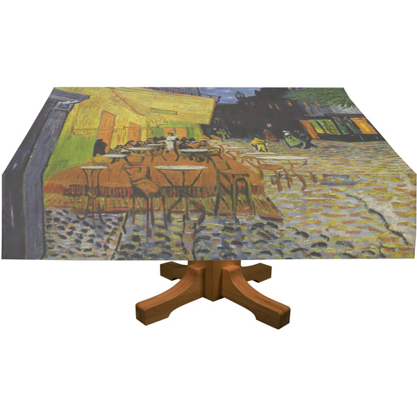 Cafe Terrace at Night (Van Gogh 1888) Rectangular Tablecloths (Personalized)
