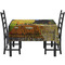 Cafe Terrace at Night (Van Gogh 1888) Rectangular Tablecloths - Side View