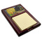 Cafe Terrace at Night (Van Gogh 1888) Red Mahogany Sticky Note Holder