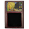Cafe Terrace at Night (Van Gogh 1888) Red Mahogany Sticky Note Holder - Flat
