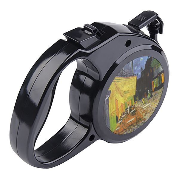 Cafe Terrace at Night (Van Gogh 1888) Retractable Dog Leash - Angle